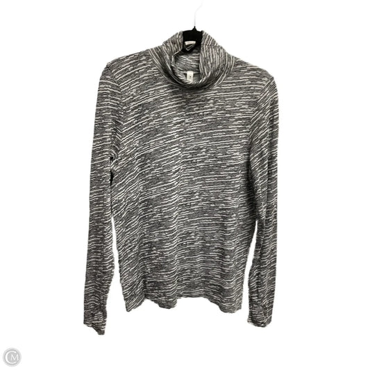 Athletic Top Long Sleeve Collar By Athleta In Grey, Size: Xl