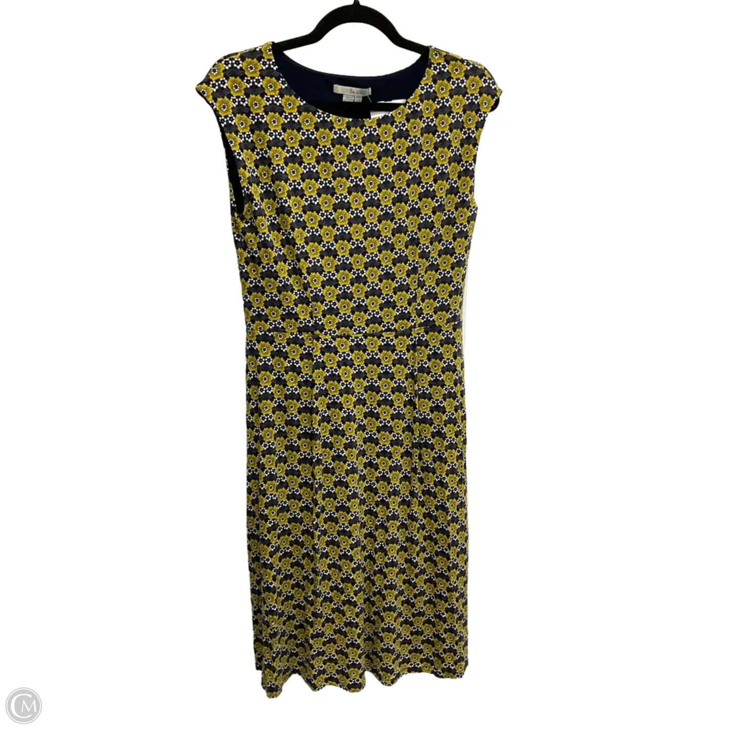 Dress Casual Midi By Boden In Floral Print, Size: M