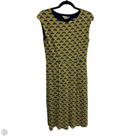 Dress Casual Midi By Boden In Floral Print, Size: M