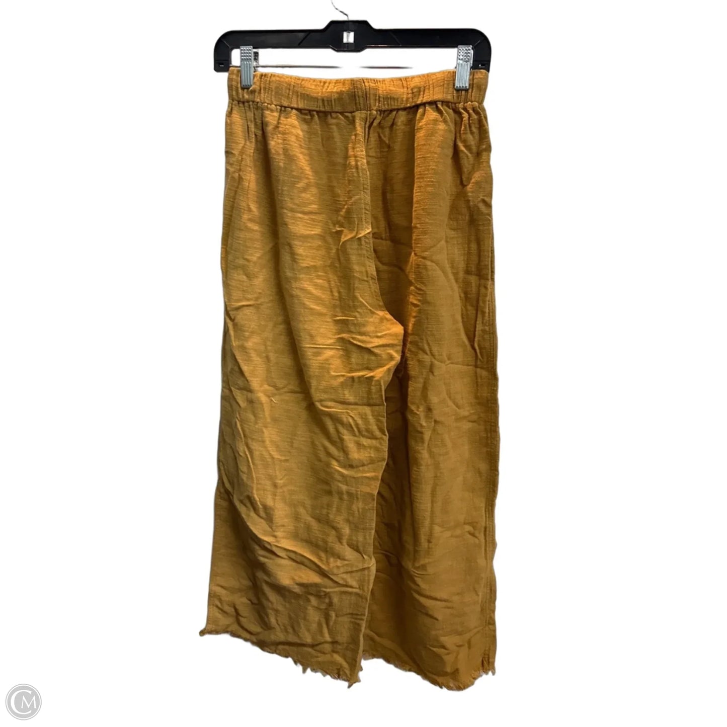 Pants Wide Leg By Artistic Works By Lu In Gold, Size: M