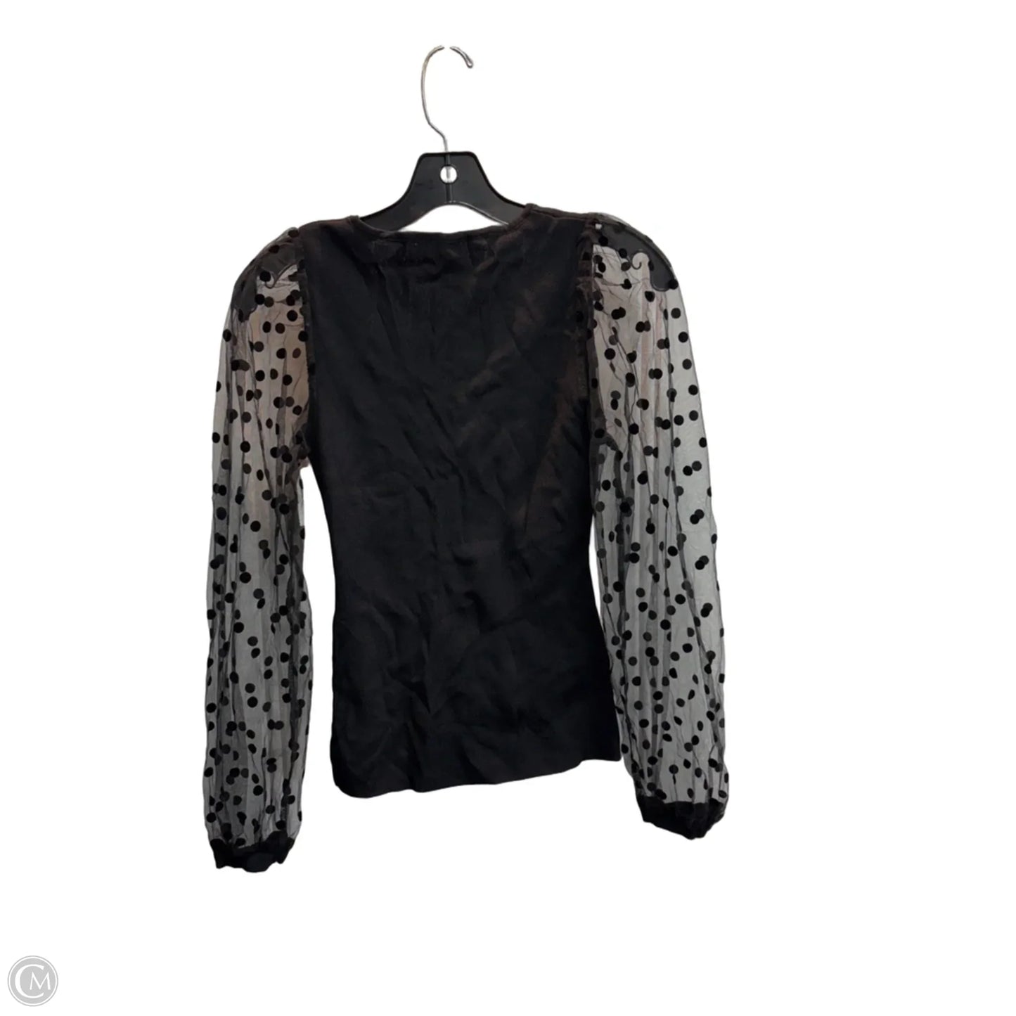Top Long Sleeve By Ee Some In Polkadot Pattern, Size: S