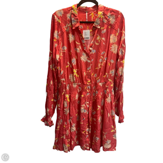 Dress Casual Midi By Free People In Floral Print, Size: L