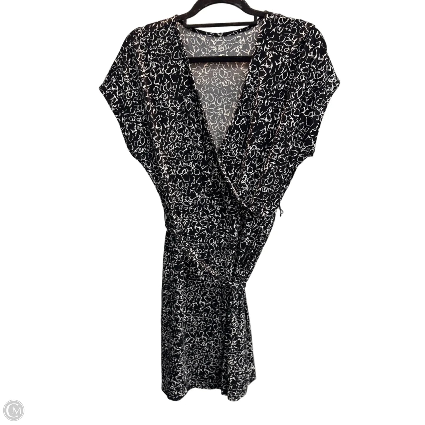 Dress Casual Midi By Nine West In Black & White, Size: L
