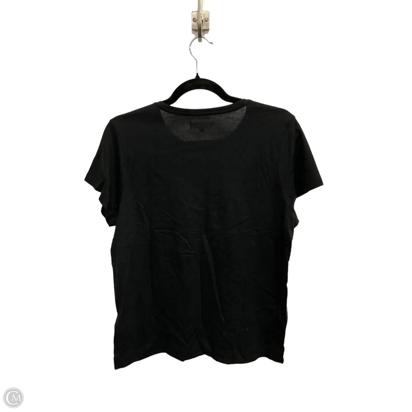 Top Short Sleeve Basic By Madewell In Black, Size: M