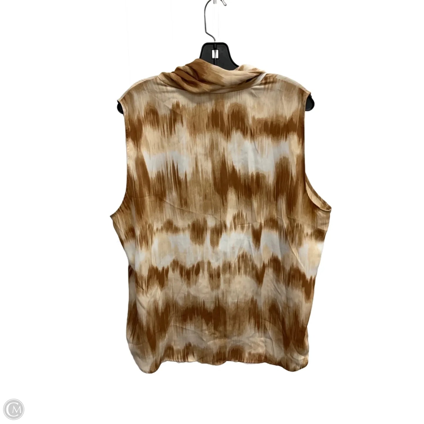 Top Sleeveless By Bar Iii In Brown, Size: Xxl
