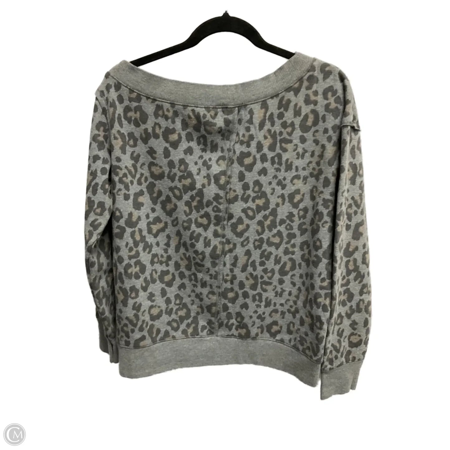 Sweatshirt Crewneck By Maurices In Leopard Print, Size: Xs