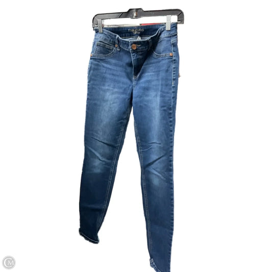 Jeans Skinny By Maurices In Blue Denim, Size: 4