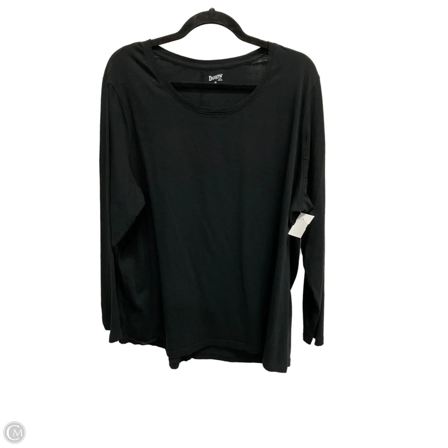 Top 3/4 Sleeve Basic By Duluth Trading In Black, Size: 2x