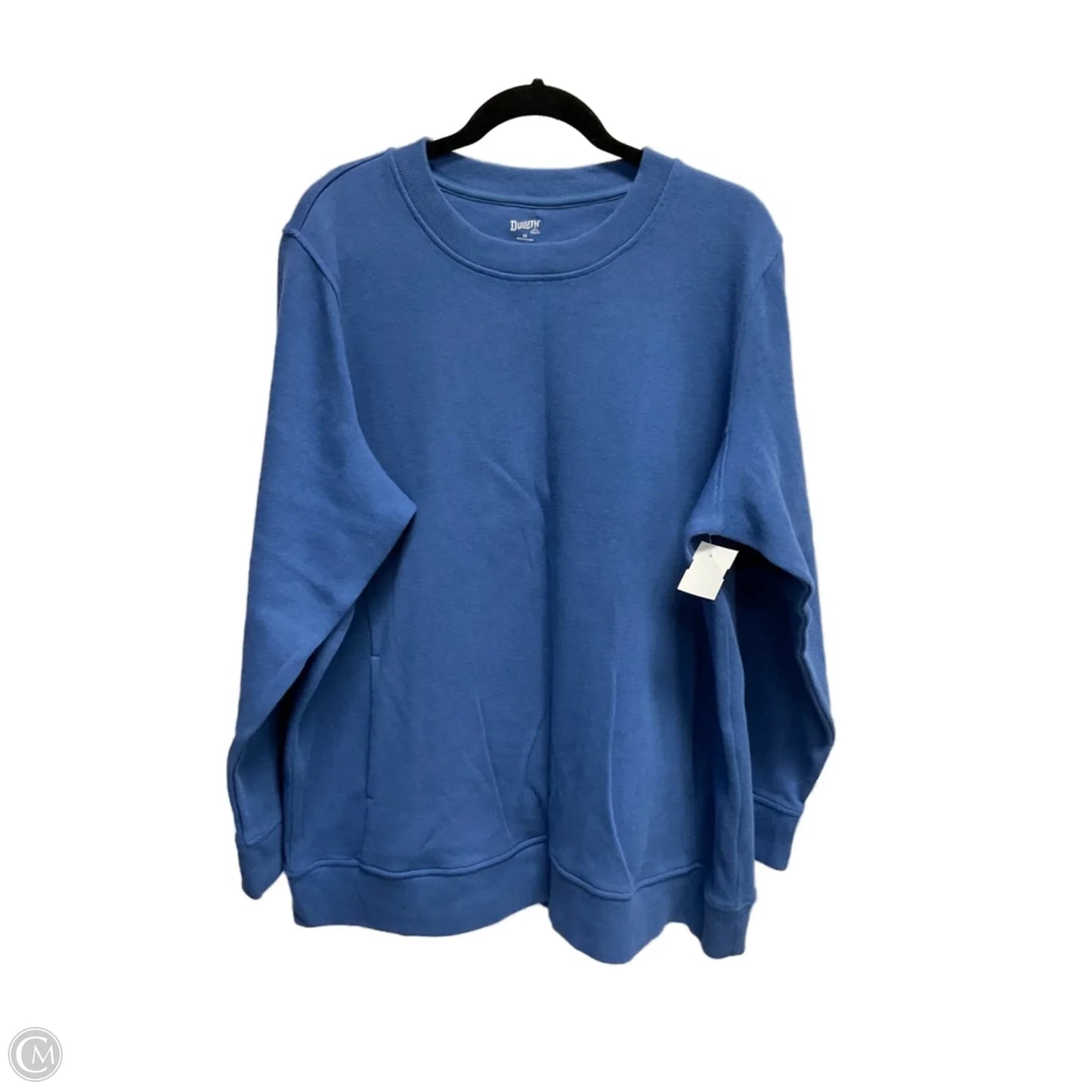 Top Long Sleeve By Duluth Trading In Blue, Size: 2x