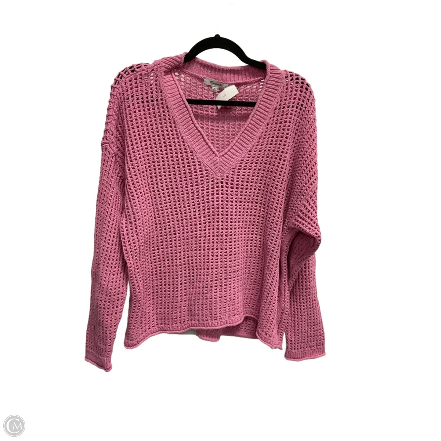 Sweater By Madewell In Pink, Size: Xl