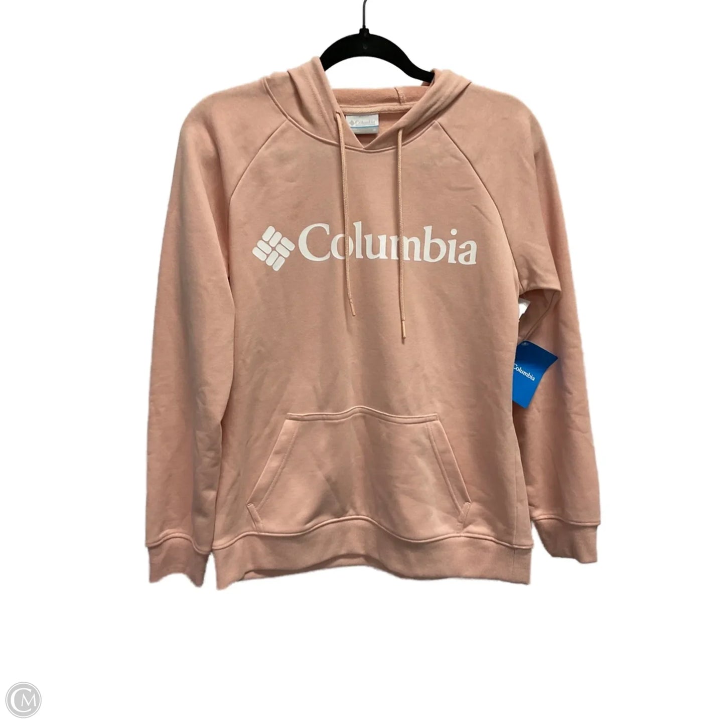 Athletic Sweatshirt Hoodie By Columbia In Peach, Size: M