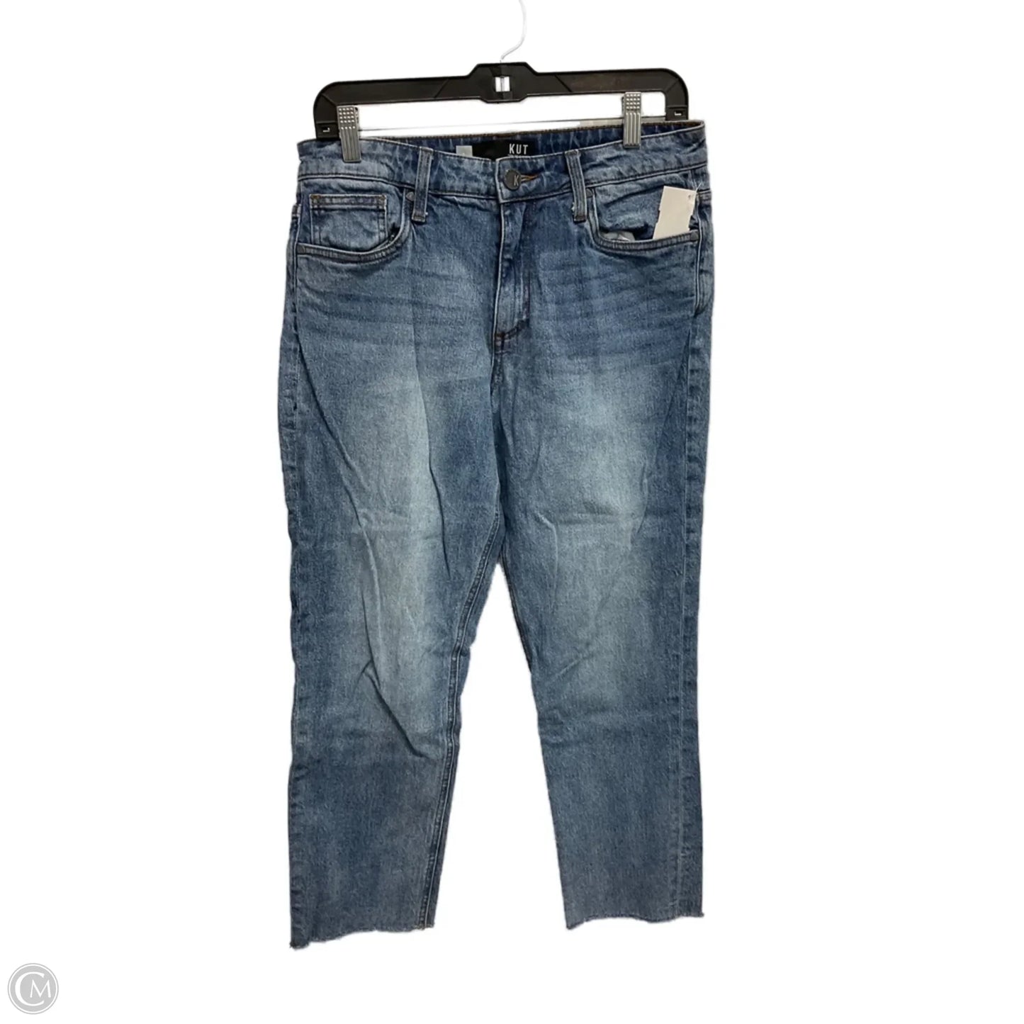 Jeans Straight By Kut In Blue Denim, Size: 8