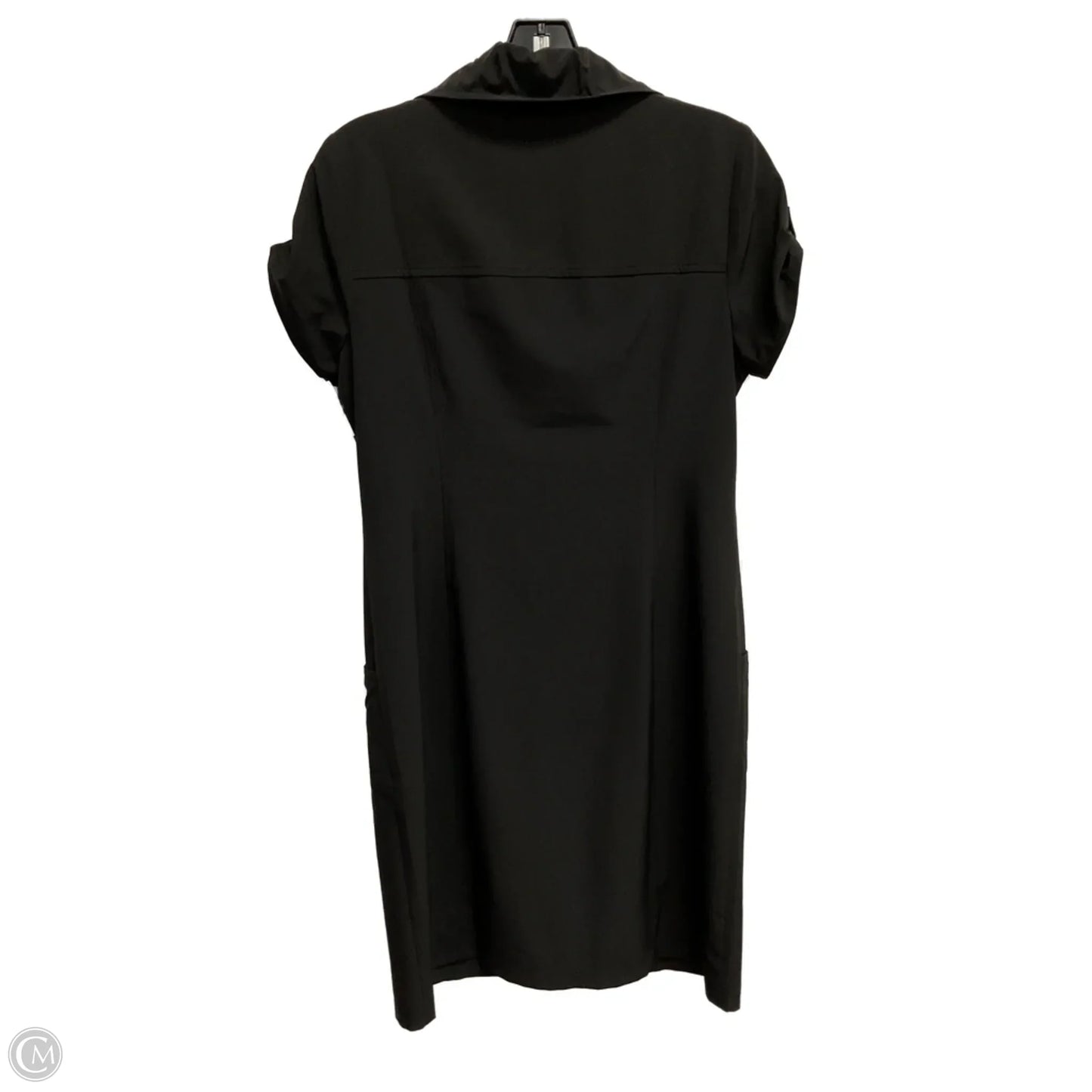 Dress Casual Midi By Chicos In Black, Size: S