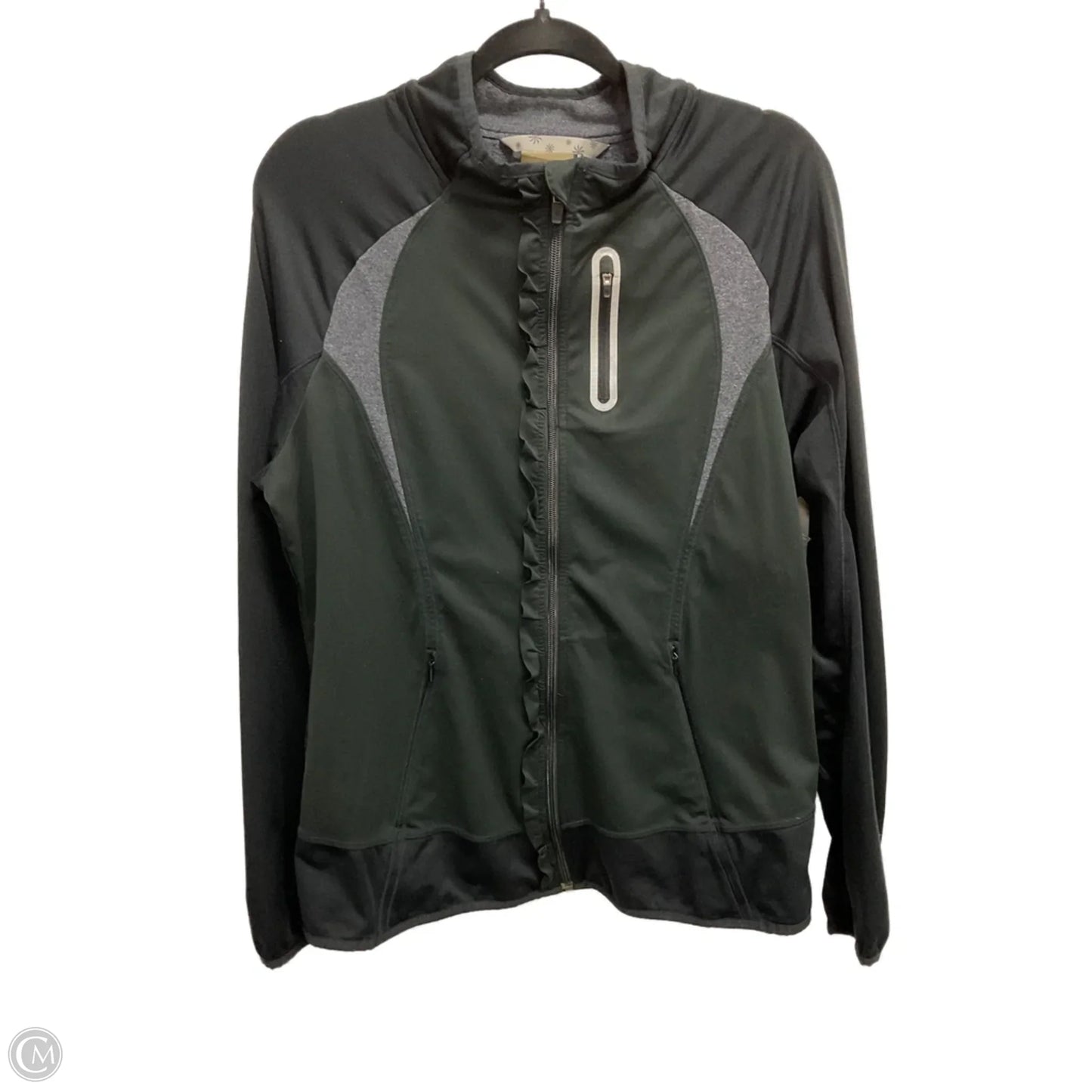 Athletic Jacket By Athleta In Black, Size: Xl