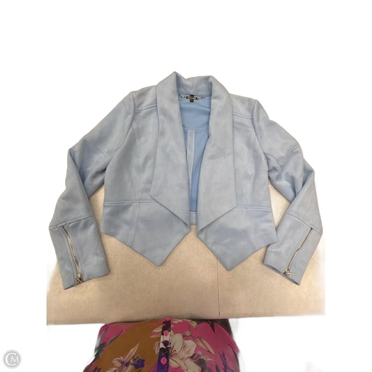Jacket Moto By White House Black Market In Blue, Size: Sp