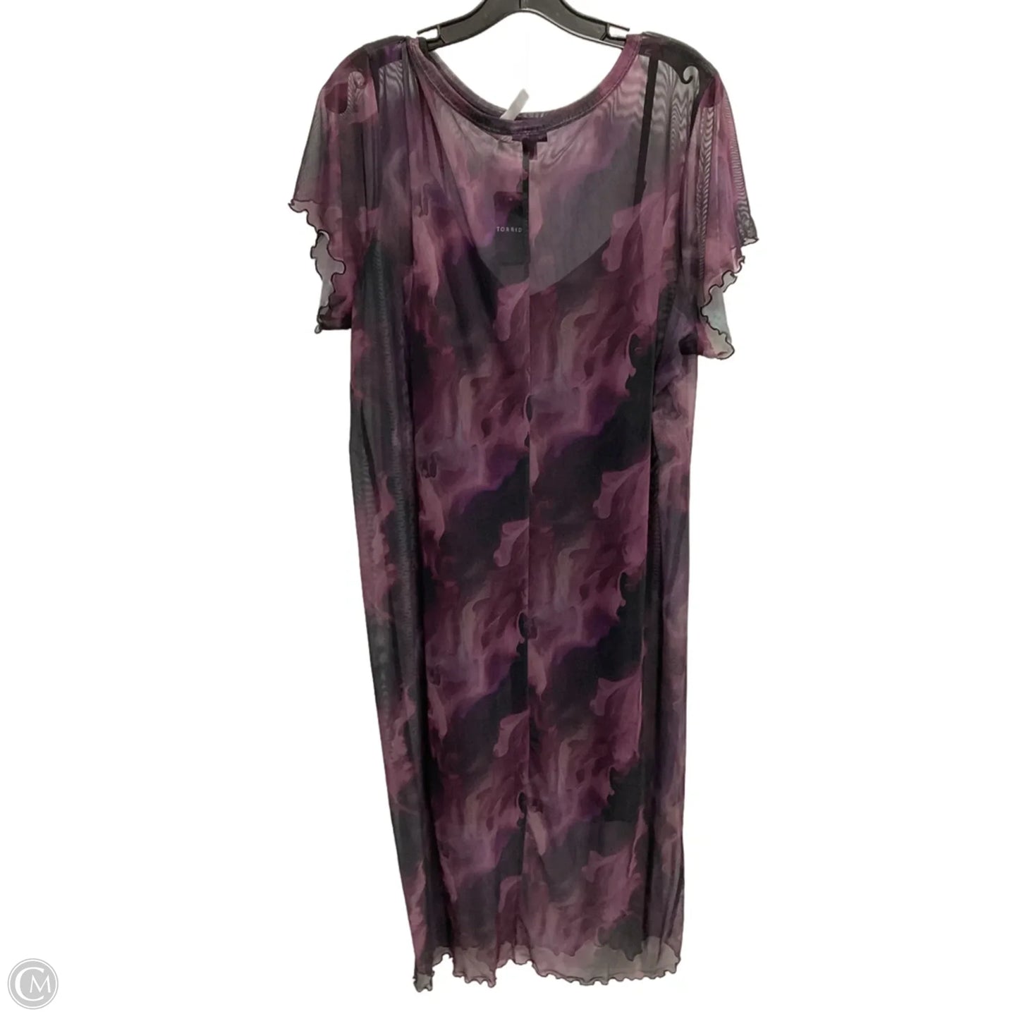 Dress Casual Midi By Torrid In Purple, Size: 3x