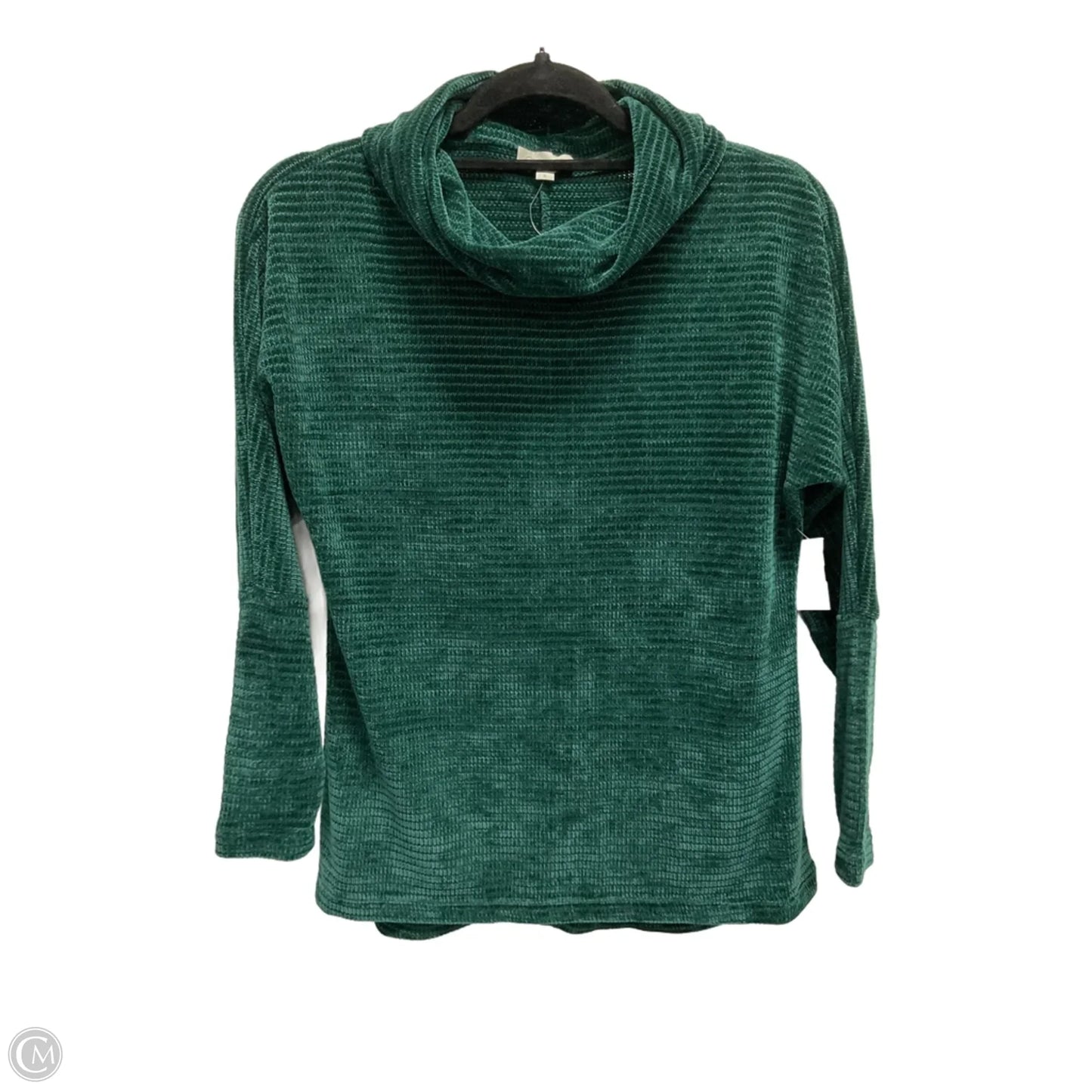 Sweater By Chenault In Green, Size: S