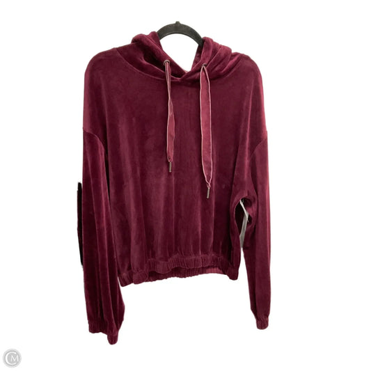 Sweatshirt Hoodie By Daily Practice By Anthropologie In Maroon, Size: M