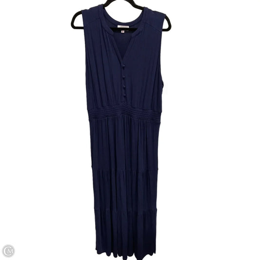 Dress Casual Maxi By Clothes Mentor In Navy, Size: 1x