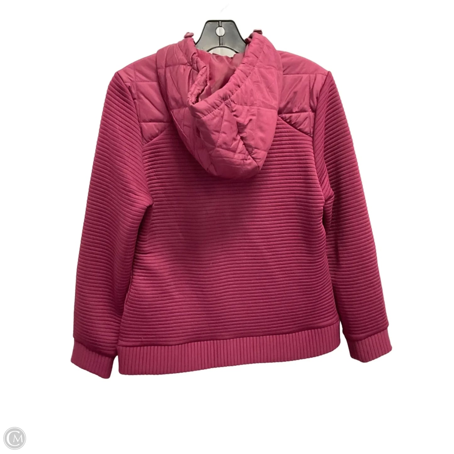 Jacket Windbreaker By Time And Tru In Maroon, Size: S