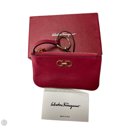 Gancini Zippered Key Holder By Ferragamo, Size: Small