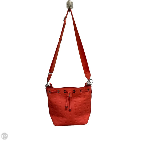 Essential Drawstring Monogram Shoulder Bag By Mcm, Size: Medium