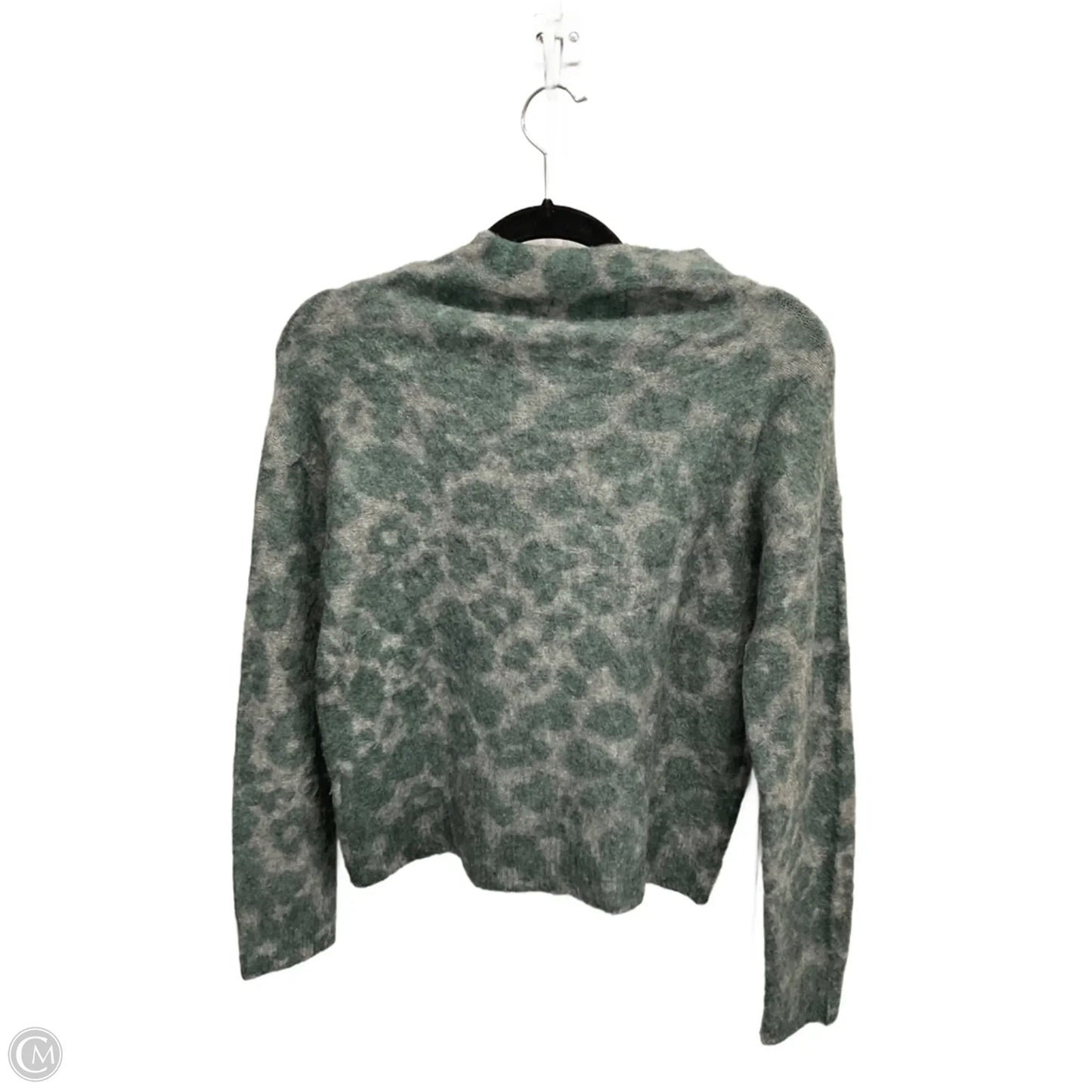 Sweater By Anthropologie In Green & Grey, Size: Xs