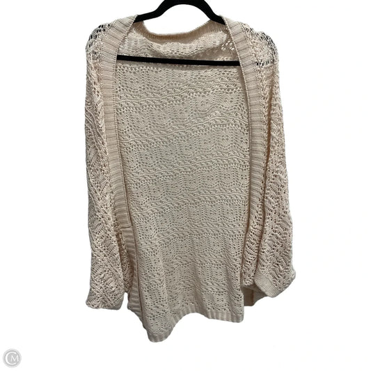 Cardigan By Care Wear In Tan, Size: M