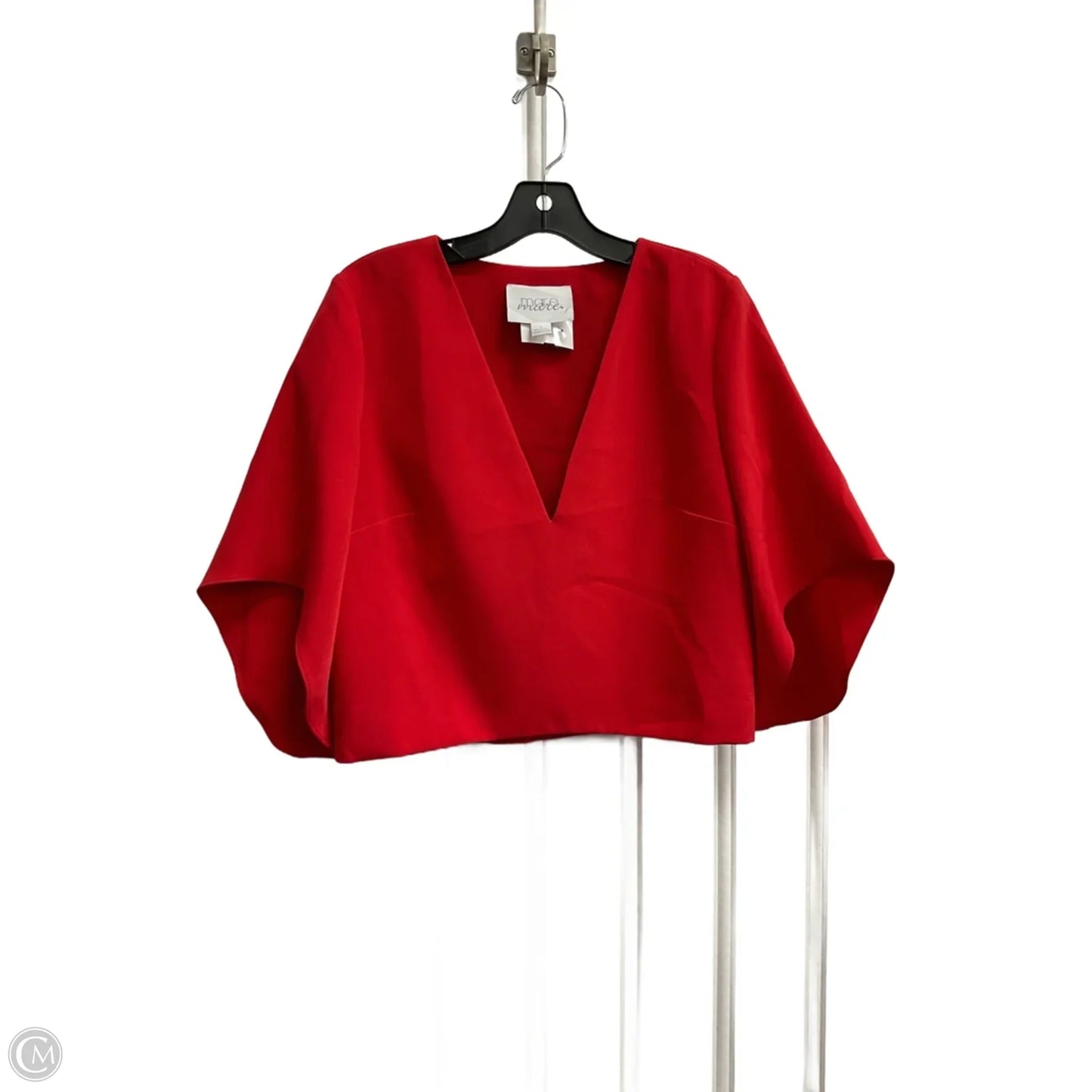 Blouse 3/4 Sleeve By Mare Mare In Red, Size: S