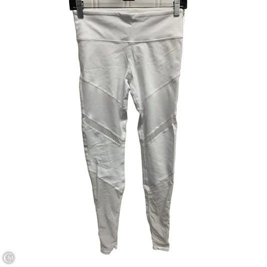 Athletic Leggings By Alo In White, Size: Xs