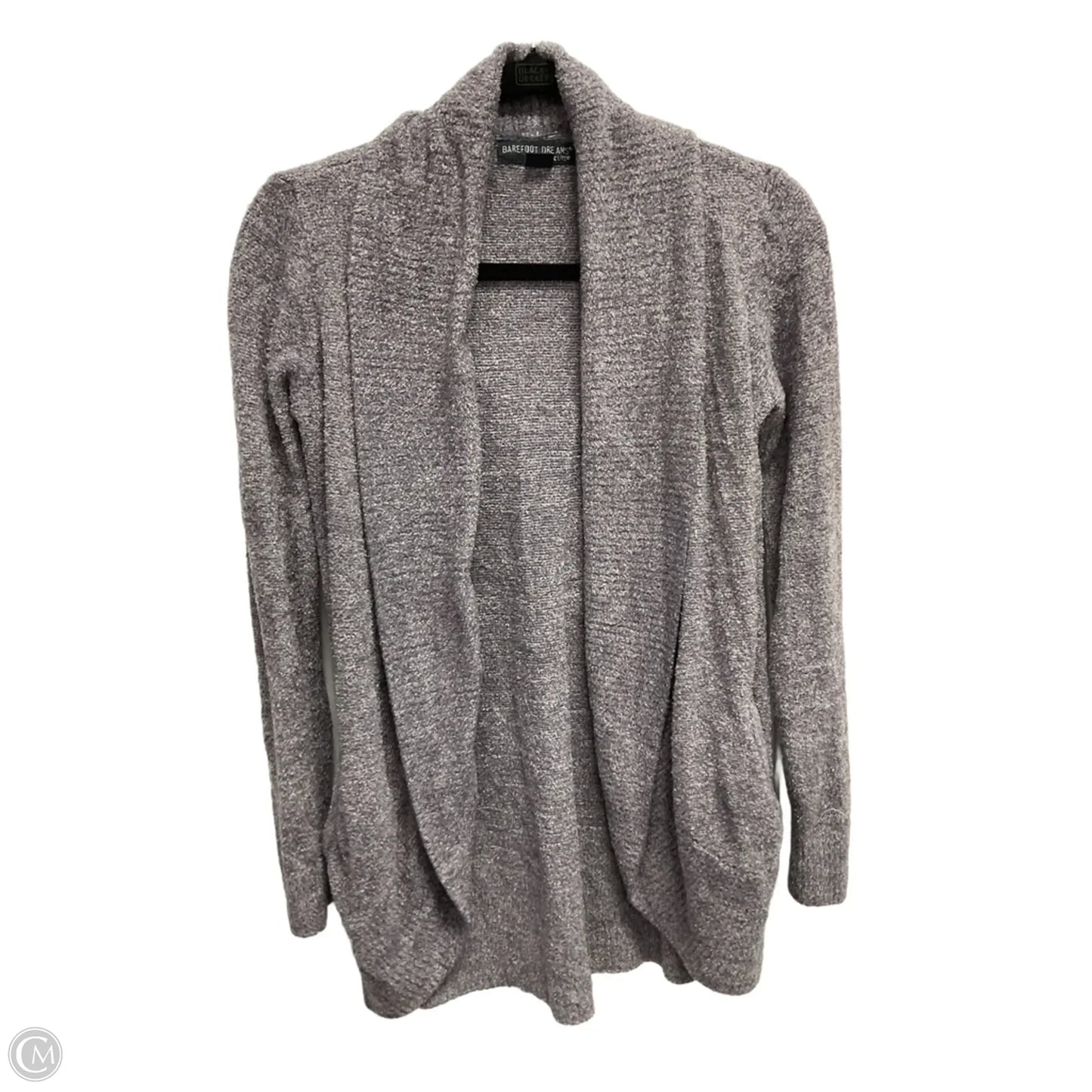 Sweater Cardigan By Barefoot Dreams In Grey, Size: S