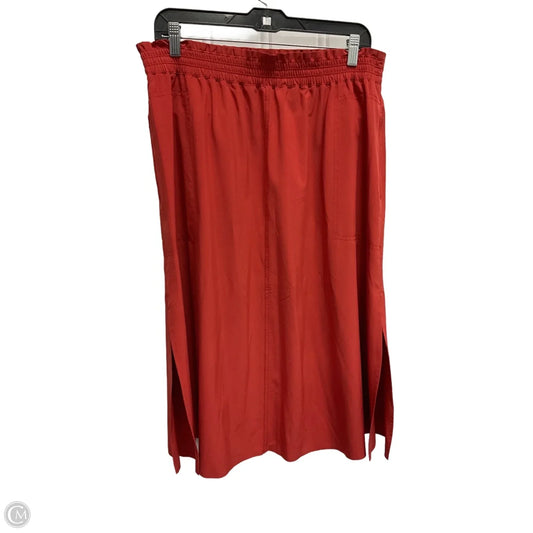 Skirt Midi By Athleta In Red, Size: 12