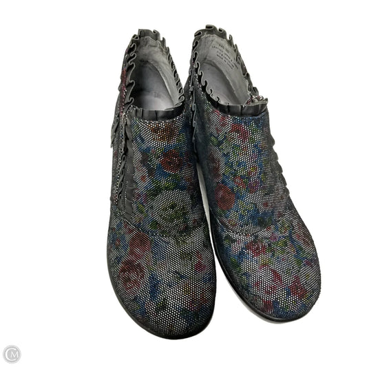 Shoes Heels Block By Alegria In Floral Print, Size: 6.5