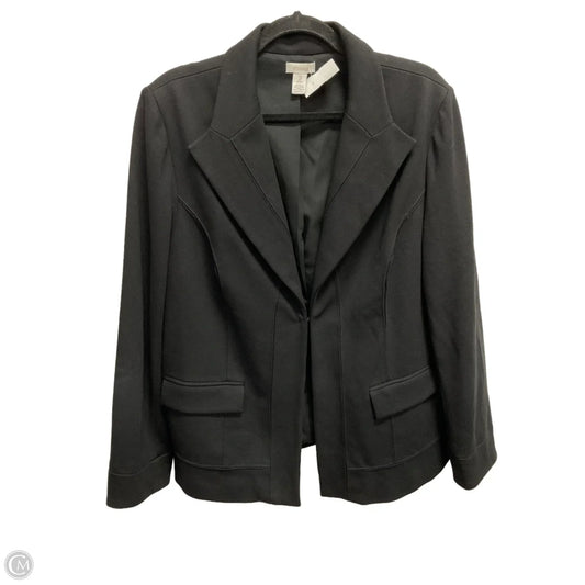Blazer By Chicos In Black, Size: Xl