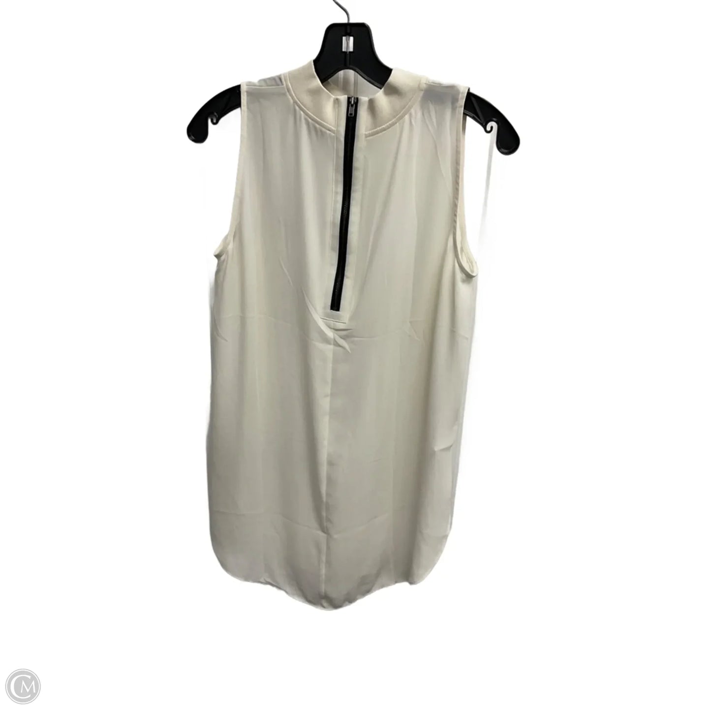 Top Sleeveless By Loft In White, Size: S