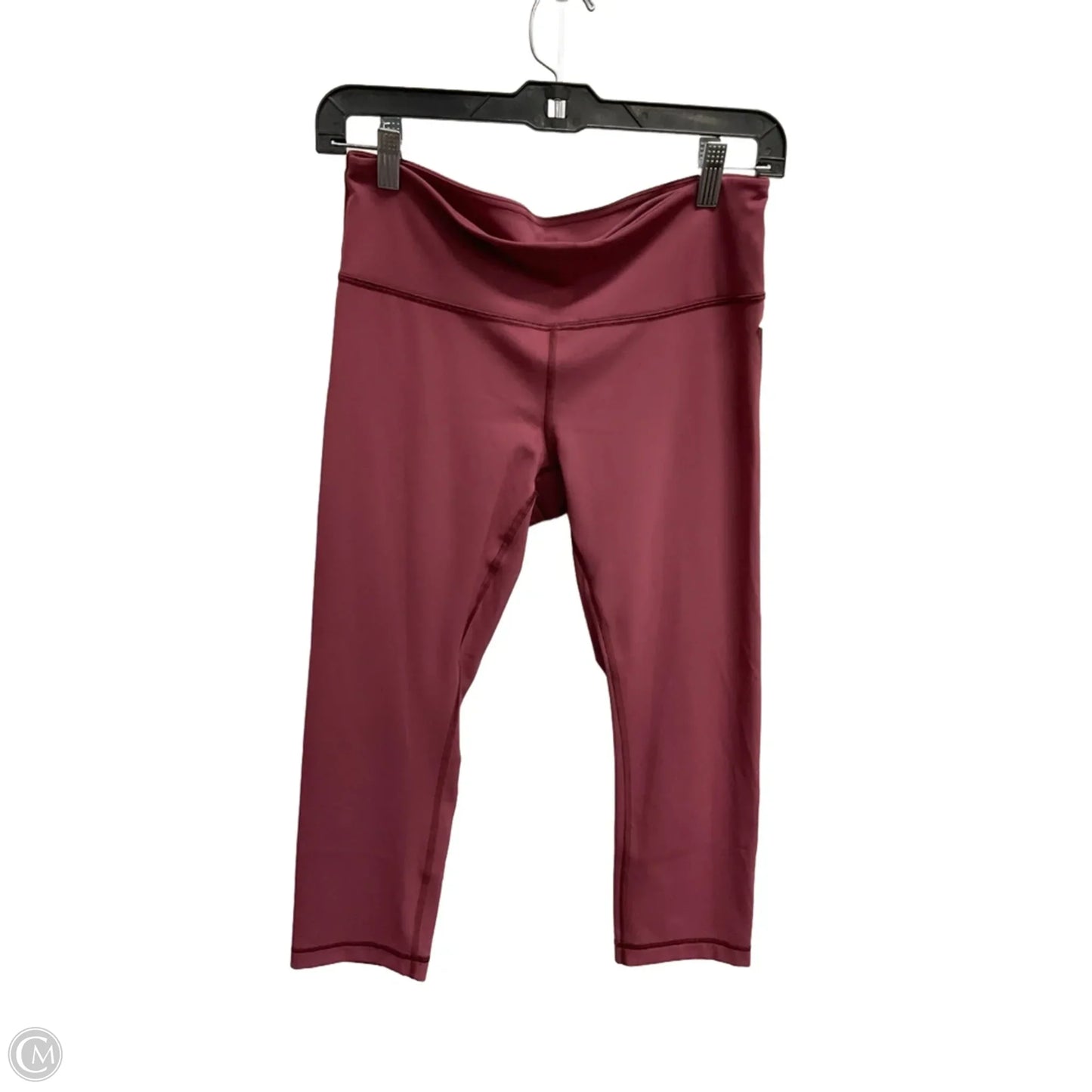 Athletic Capris By Lululemon In Pink, Size: M