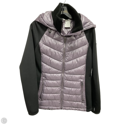 Jacket Puffer & Quilted By Calvin Klein In Purple, Size: S