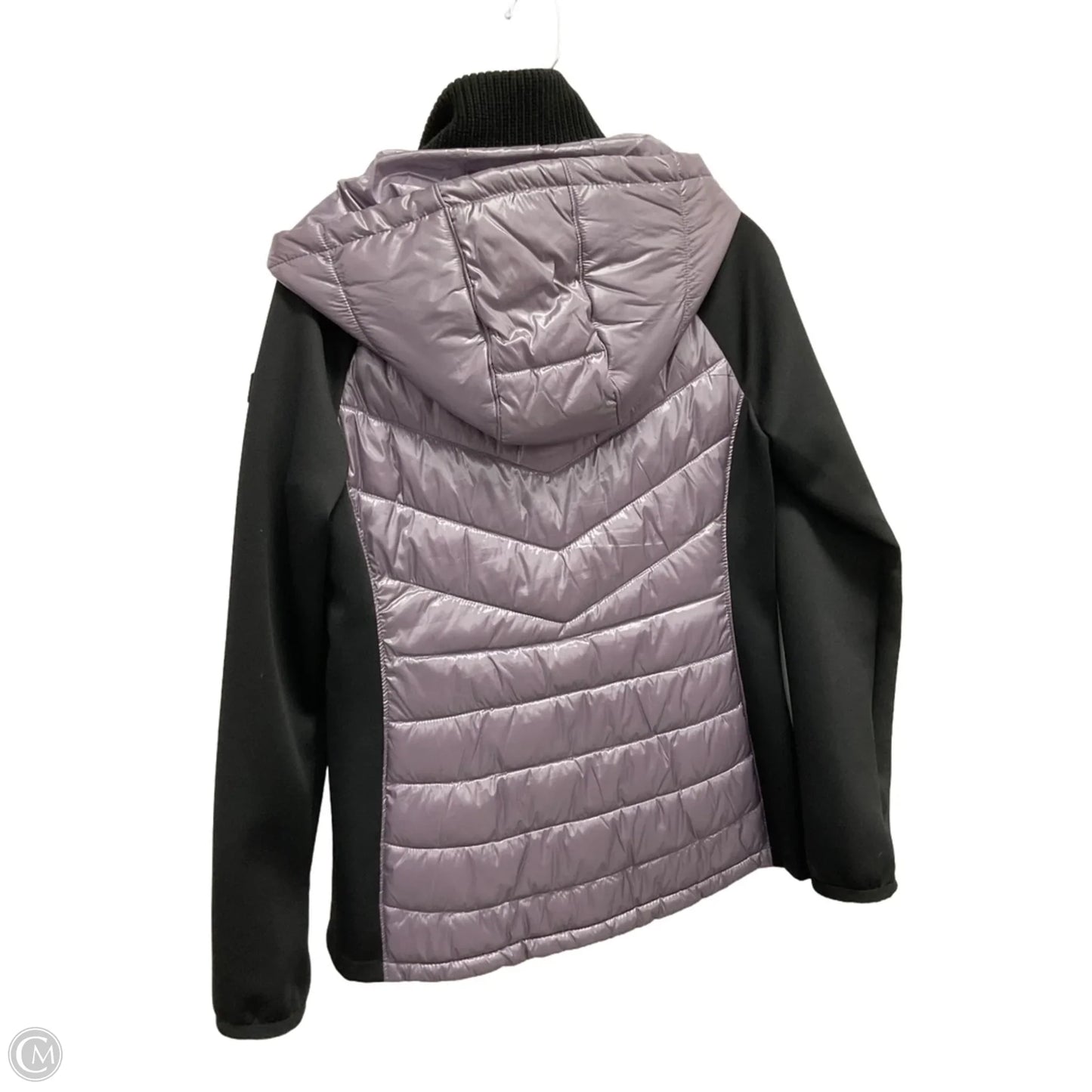 Jacket Puffer & Quilted By Calvin Klein In Purple, Size: S