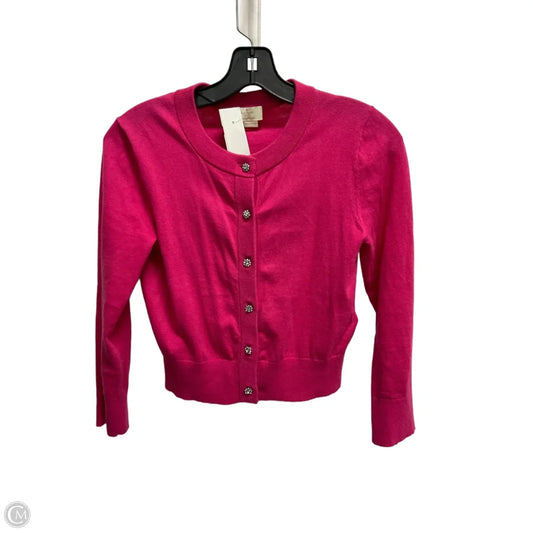 Cardigan Designer By Kate Spade In Pink, Size: Xs