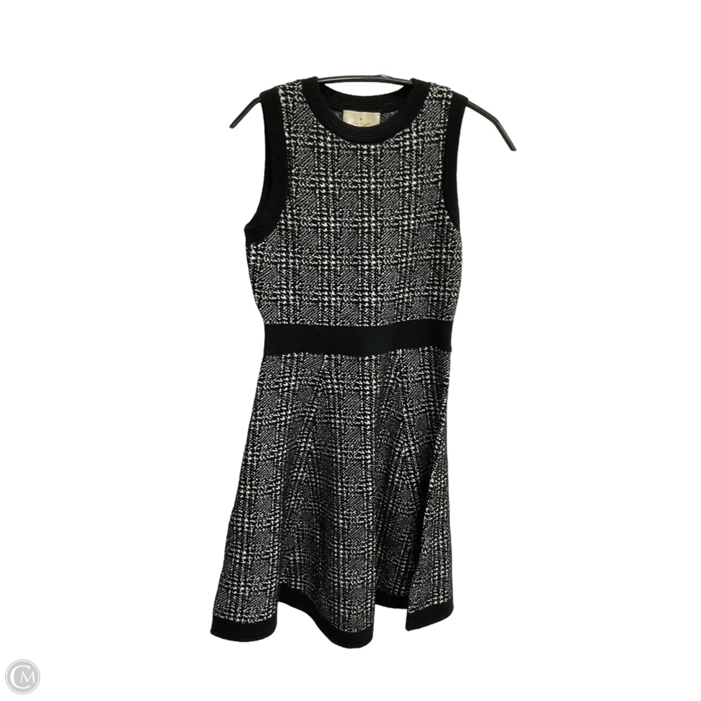Dress Designer By Kate Spade In Black & White, Size: Xxs