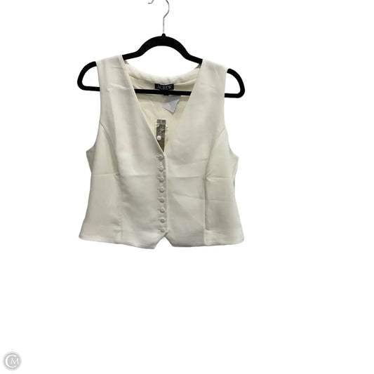 Vest Other By J. Crew In White, Size: L