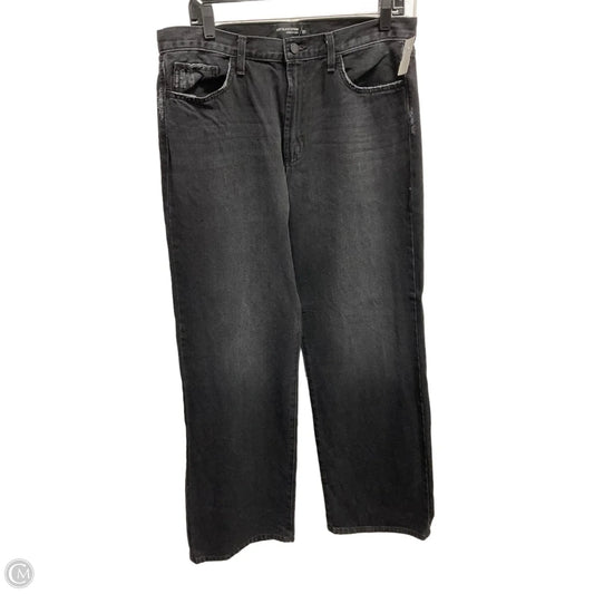 Jeans Wide Leg By Just Black In Black Denim, Size: 12