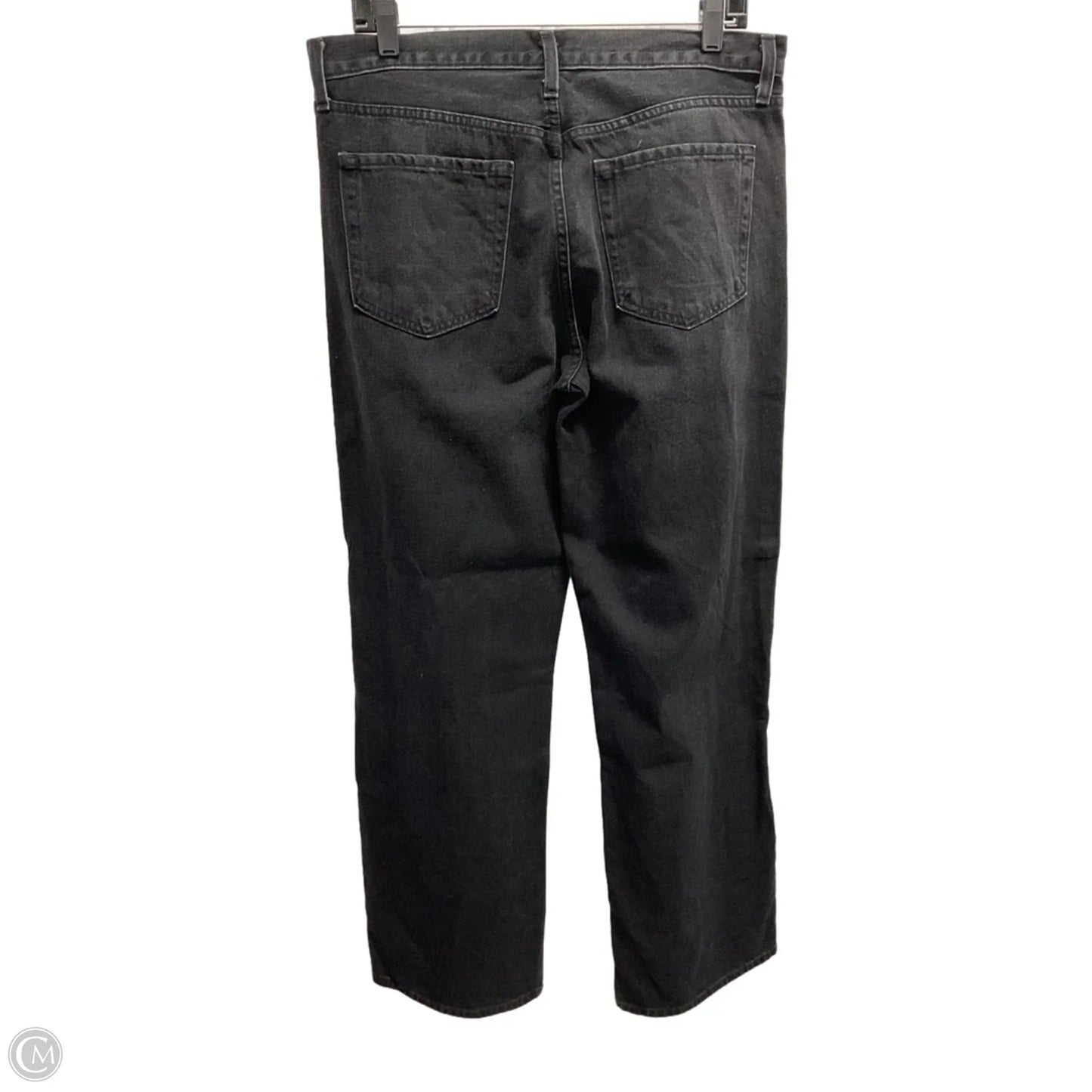 Jeans Wide Leg By Just Black In Black Denim, Size: 12