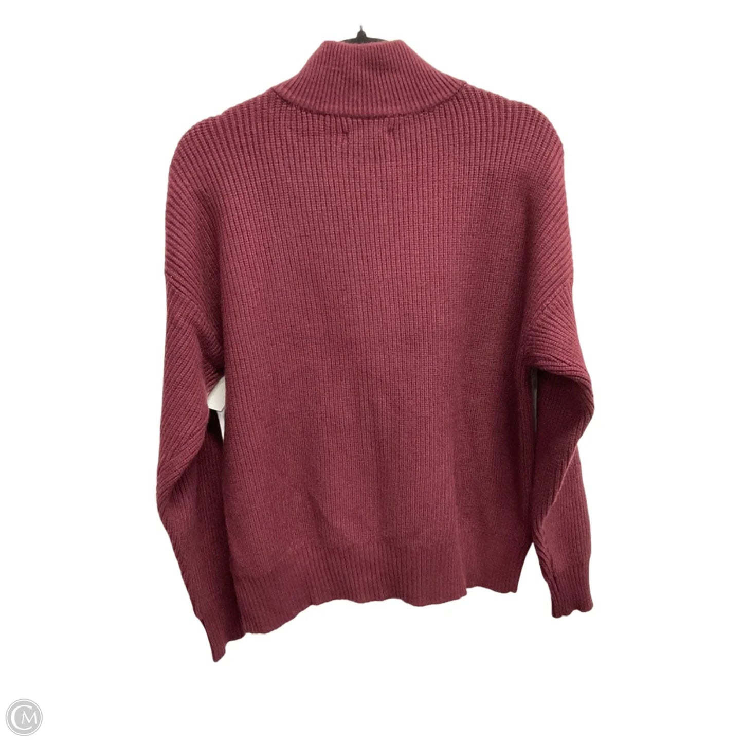 Sweater By Nine West In Maroon, Size: M