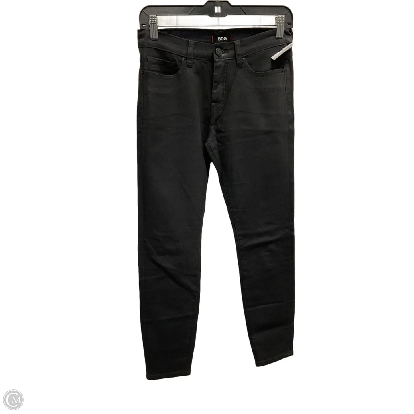 Jeans Skinny By Bdg In Black Denim, Size: 8