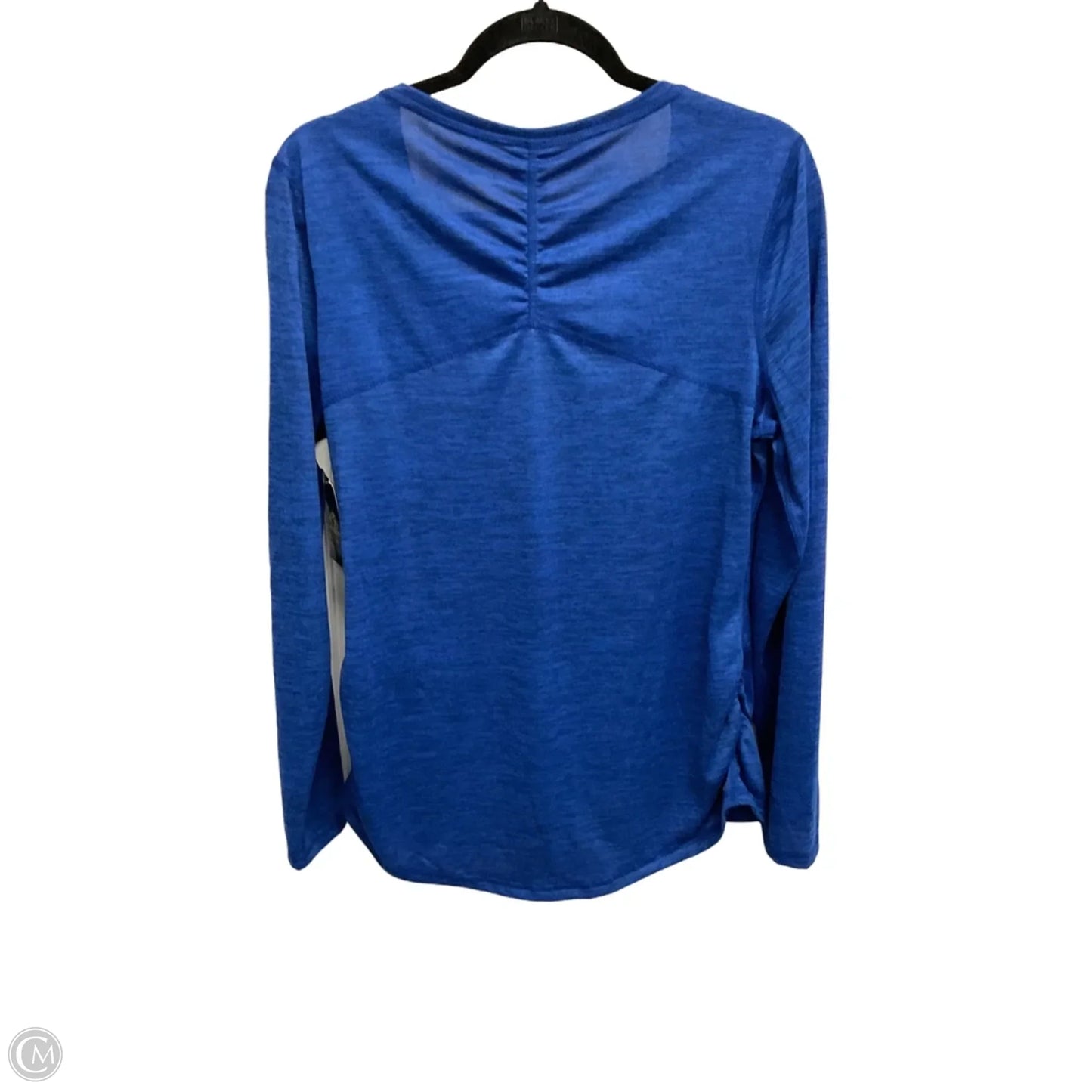 Athletic Top Long Sleeve Crewneck By Athletic Works In Blue, Size: L