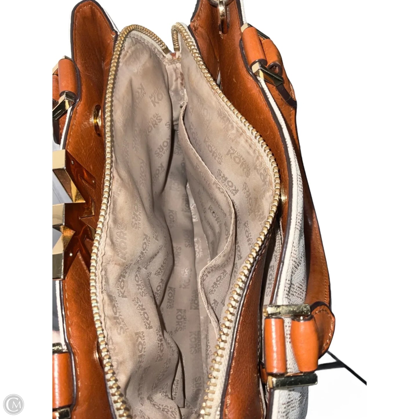 Crossbody Designer By Michael Kors, Size: Large