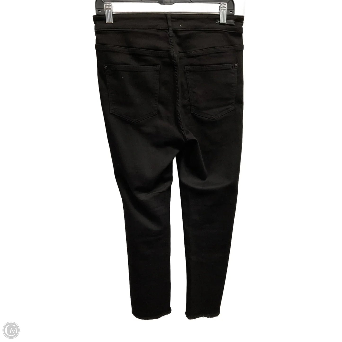 Jeans Cropped By Pilcro In Black Denim, Size: 6