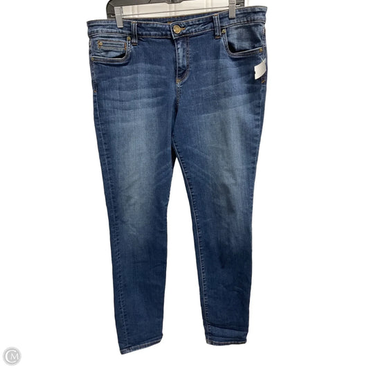 Jeans Skinny By Kut In Blue Denim, Size: 16
