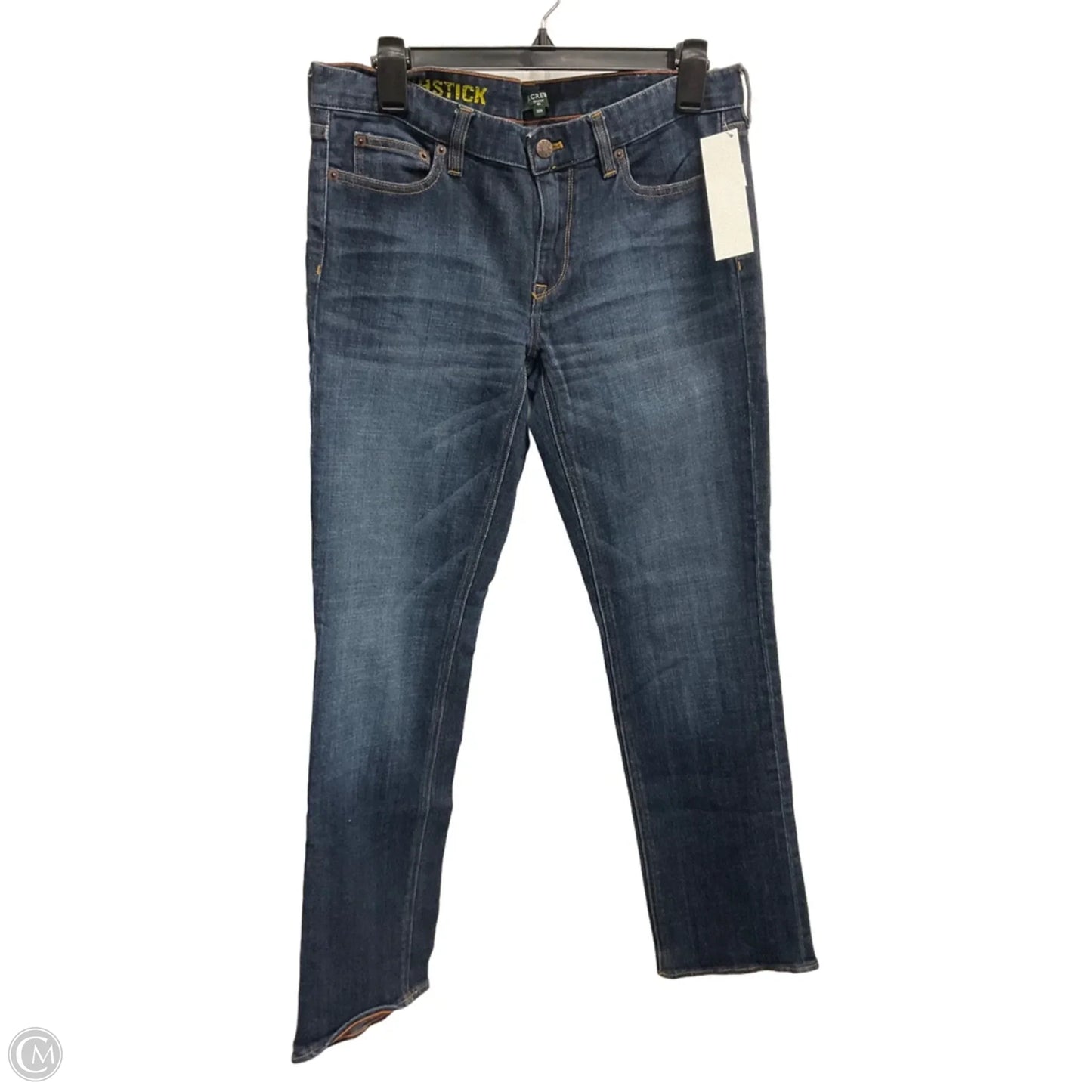 Jeans Straight By J. Crew In Blue Denim, Size: 10p